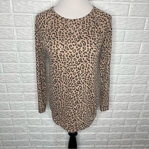 OBEY Propaganda Animal Print Raglan Sleeve Top Size XS